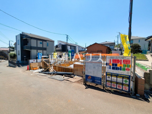 現場風景 【東久留米市小山2丁目】建物のプレゼンをさせていただきますので、実際の完成イメージを思い描いていただくことができます。お気軽にお問合せ下さい。