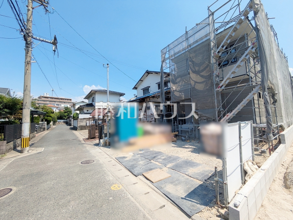 接道状況および現場風景 【福岡市南区桧原1丁目】 接道状況および現場風景 【福岡市南区桧原1丁目】