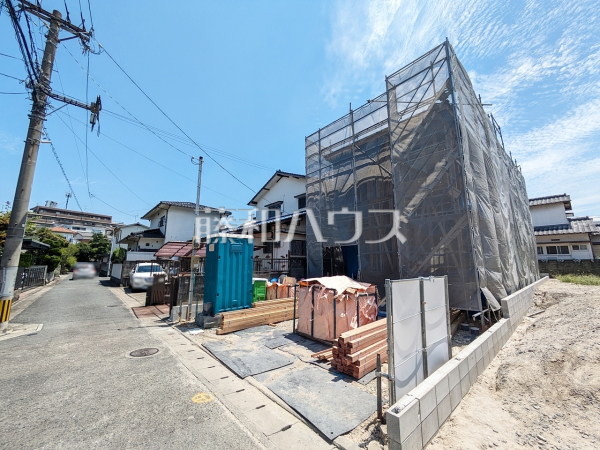 接道状況および現場風景 【福岡市南区桧原1丁目】 接道状況および現場風景 【福岡市南区桧原1丁目】