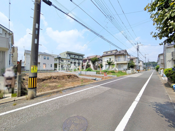 接道状況および現場風景 【日野市東豊田4丁目】 接道状況および現場風景 【日野市東豊田4丁目】