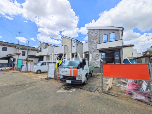 接道状況および現場風景 【新座市池田5丁目】