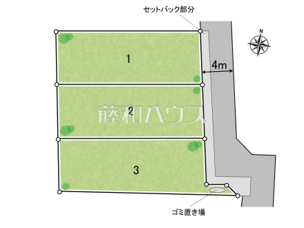 全体区画図 【新座市池田5丁目】