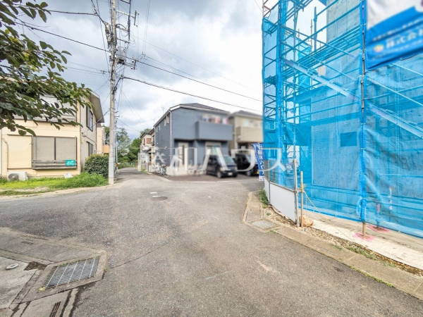 接道状況および現場風景 【富士見市水谷東1丁目】 接道状況および現場風景 【富士見市水谷東1丁目】