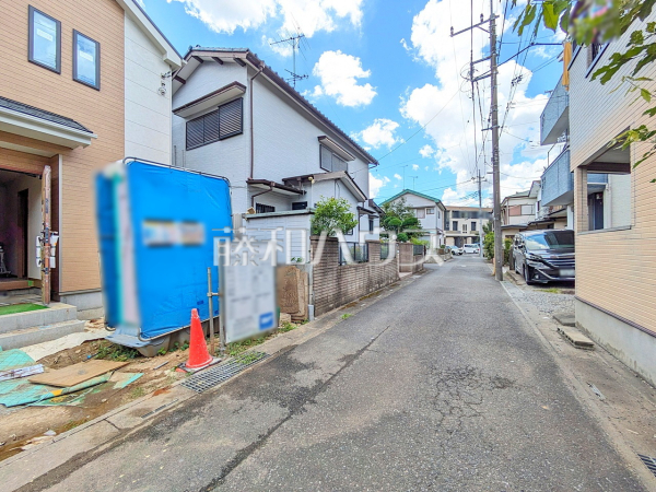 接道状況および現場風景 【富士見市水谷東1丁目】 接道状況および現場風景 【富士見市水谷東1丁目】