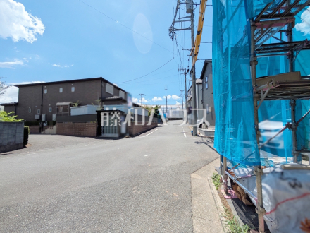 接道状況および現場風景 【練馬区大泉学園町5丁目】/撮影日2026/08/07