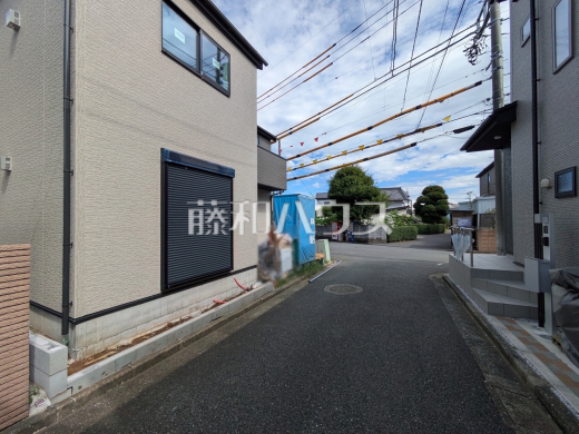 接道状況および現場風景 【練馬区大泉学園町5丁目】