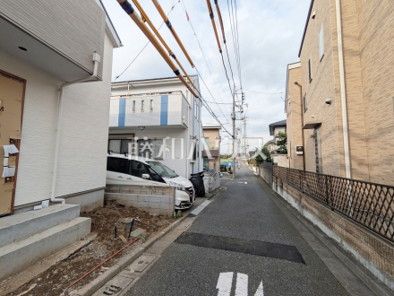 接道状況および現場風景 【練馬区大泉学園町5丁目】/撮影日2026/09/25