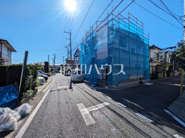 接道状況および現場風景 【練馬区土支田3丁目】 接道状況および現場風景 【練馬区土支田3丁目】