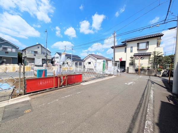 接道状況および現場風景 【小平市学園東町3丁目】 接道状況および現場風景 【小平市学園東町3丁目】