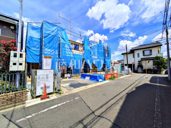 2・3号棟 接道状況および現場風景 【小平市学園東町3丁目】 2・3号棟 接道状況および現場風景 【小平市学園東町3丁目】