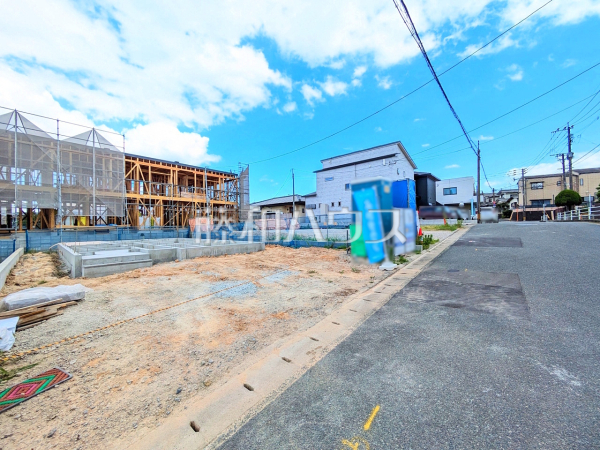 接道状況および現場風景 【福岡市南区老司3丁目】 接道状況および現場風景 【福岡市南区老司3丁目】