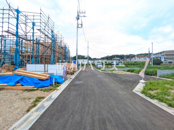 接道状況および現場風景 【八王子市小宮町】 接道状況および現場風景 【八王子市小宮町】