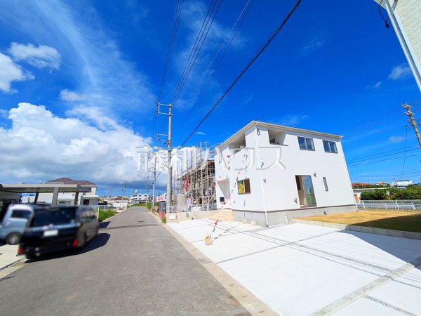 接道状況および現場風景 【読谷村字大湾】 接道状況および現場風景 【読谷村字大湾】