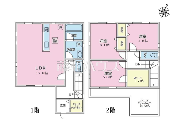 間取図 【日野市南平2丁目】 間取図 【日野市南平2丁目】