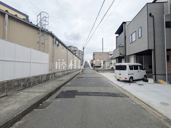 接道状況および現場風景 【福岡市東区筥松1丁目】 接道状況および現場風景 【福岡市東区筥松1丁目】
