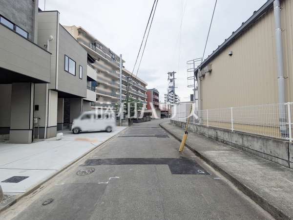 接道状況および現場風景 【福岡市東区筥松1丁目】 接道状況および現場風景 【福岡市東区筥松1丁目】