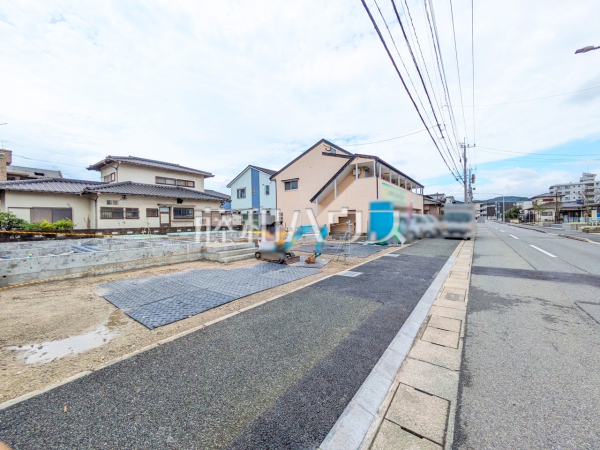接道状況および現場風景 【福岡市西区石丸3丁目】 接道状況および現場風景 【福岡市西区石丸3丁目】