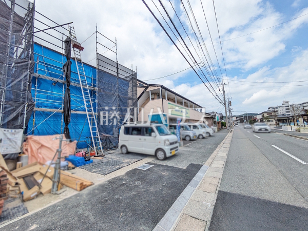 接道状況および現場風景 【福岡市西区石丸3丁目】 接道状況および現場風景 【福岡市西区石丸3丁目】