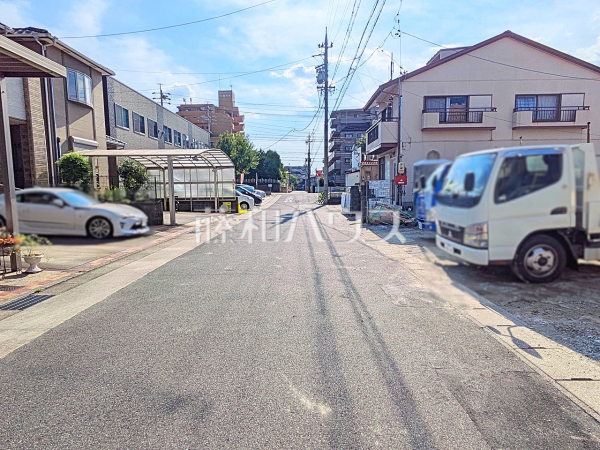 接道状況および現場風景 【名古屋市守山区小幡中3丁目】 接道状況および現場風景 【名古屋市守山区小幡中3丁目】
