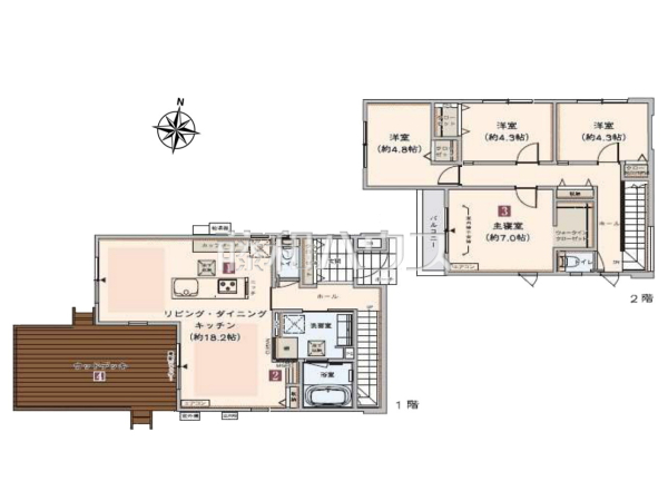 間取図 【八王子市館町】 間取図 【八王子市館町】