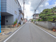 接道状況および現場風景 【岩倉市東町白山】 接道状況および現場風景 【岩倉市東町白山】