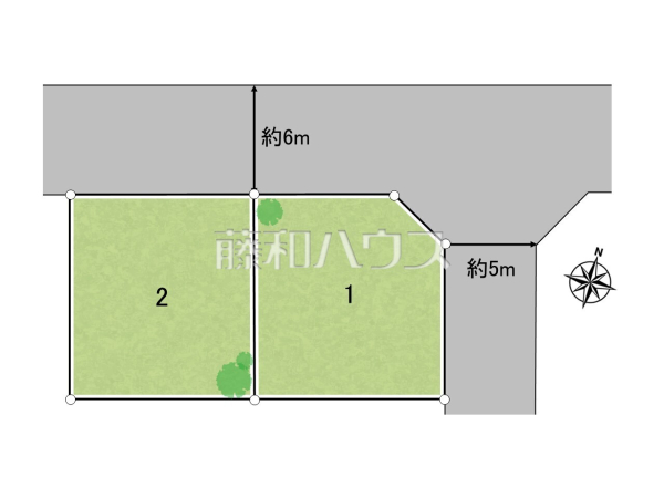 全体区画図 【東大和市立野1丁目】 全体区画図 【東大和市立野1丁目】