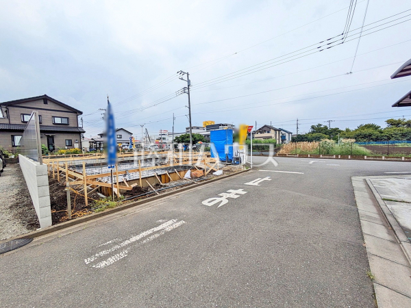 接道状況および現場風景 【東大和市立野1丁目】 接道状況および現場風景 【東大和市立野1丁目】