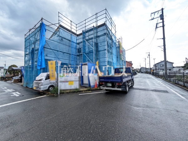 接道状況および現場風景 【東大和市立野1丁目】 接道状況および現場風景 【東大和市立野1丁目】