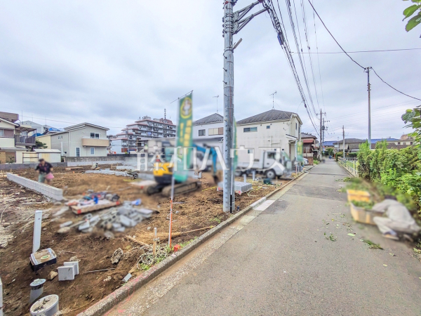 接道状況および現場風景 【東大和市南街5丁目】 接道状況および現場風景 【東大和市南街5丁目】
