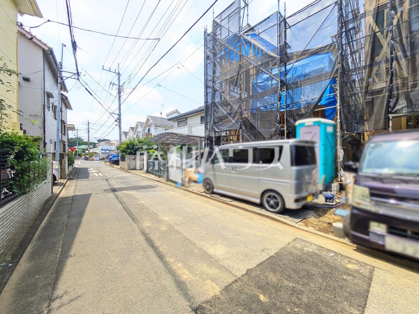 接道状況および現場風景 【志木市柏町2丁目】 接道状況および現場風景 【志木市柏町2丁目】