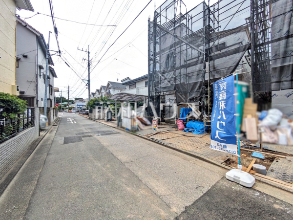 接道状況および現場風景 【志木市柏町2丁目】 接道状況および現場風景 【志木市柏町2丁目】