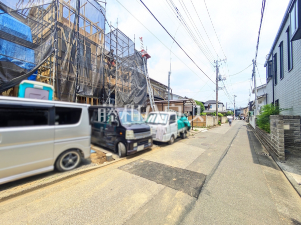 接道状況および現場風景 【志木市柏町2丁目】 接道状況および現場風景 【志木市柏町2丁目】