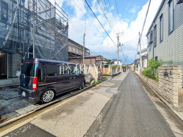 接道状況および現場風景 【志木市柏町2丁目】 接道状況および現場風景 【志木市柏町2丁目】