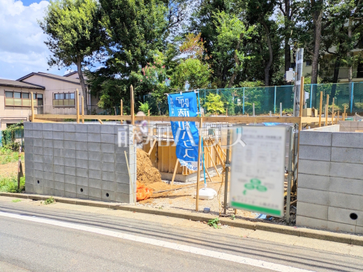 外観/ ここに住む方を想像して、着々と建築しております! 【杉並区上井草2丁目】