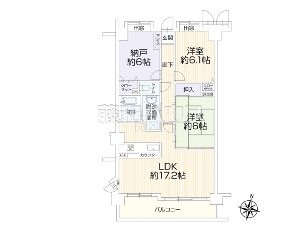 間取図 【ドラゴンマンション日野壱番館】 間取図 【ドラゴンマンション日野壱番館】