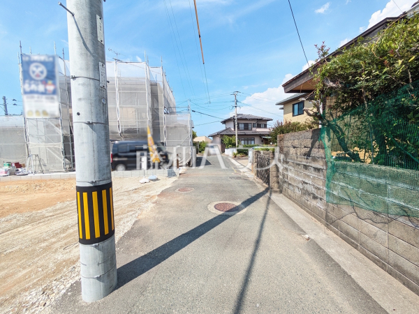 接道状況および現場風景 【福岡市東区和白東5丁目】 接道状況および現場風景 【福岡市東区和白東5丁目】