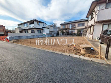 現場風景 建物のプレゼンをさせていただきますので、実際の完成イメージを思い描いていただくことができます。お気軽にお問合せ下さい。【西東京市緑町2丁目】/撮影日2026/02/21