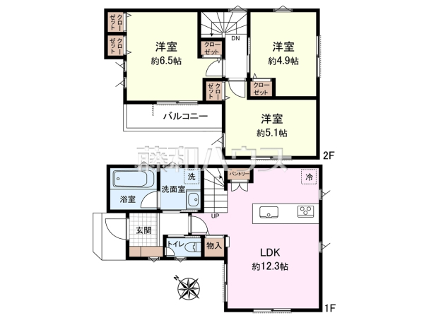 間取図 【西東京市東伏見2丁目】 間取図 【西東京市東伏見2丁目】