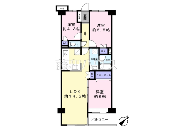 間取図 【メイツ新桜台】 間取図 【メイツ新桜台】