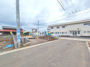 接道状況および現場風景