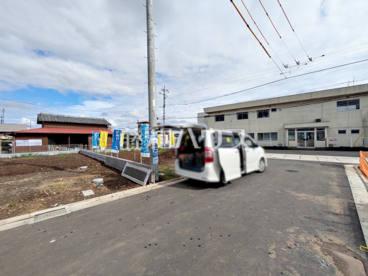 接道状況および現場風景 【日野市大字上田】