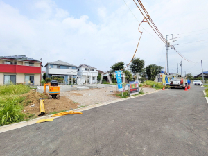 接道状況および現場風景
