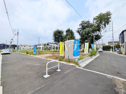 接道状況および現場風景 【日野市大字上田】/撮影日2026/07/24