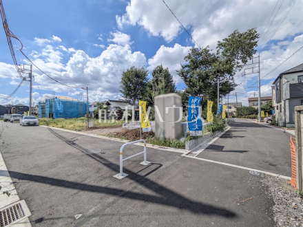 接道状況および現場風景 【日野市大字上田】/撮影日2026/08/06