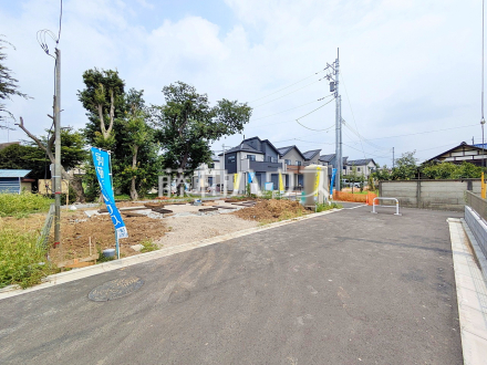 接道状況および現場風景 【日野市大字上田】/撮影日2026/07/24