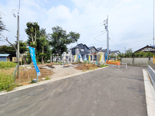 接道状況および現場風景 【日野市大字上田】