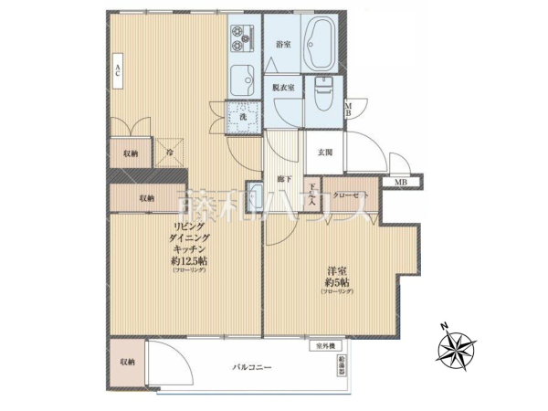 間取図 【多摩川住宅ハ-5号棟】 間取図 【多摩川住宅ハ-5号棟】