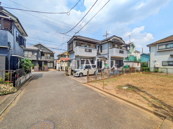 接道状況および現場風景 【武蔵村山市残堀4丁目】 接道状況および現場風景 【武蔵村山市残堀4丁目】