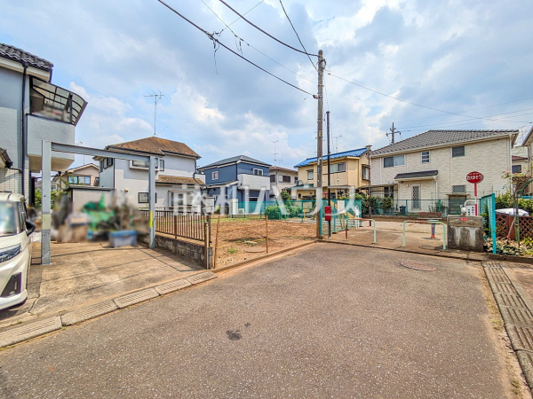接道状況および現場風景 【武蔵村山市残堀4丁目】 接道状況および現場風景 【武蔵村山市残堀4丁目】