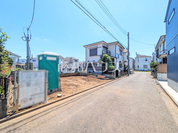 接道状況および現場風景 【昭島市宮沢町】 接道状況および現場風景 【昭島市宮沢町】